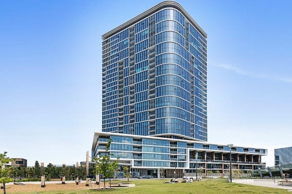 Building Facade of 81 South Wharf Drive, Docklands