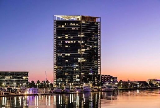 Building Facade of 1 Point Park Crescent, Docklands
