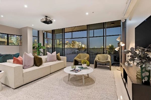 Living Room of 1801/20 Rakaia Way, Docklands
