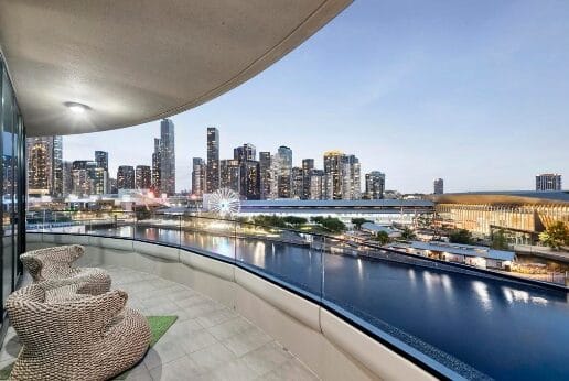 Balcony of 801/60 Siddeley Street, Docklands