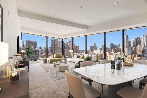 Living Room of 2607/7 Riverside Quay, Southbank