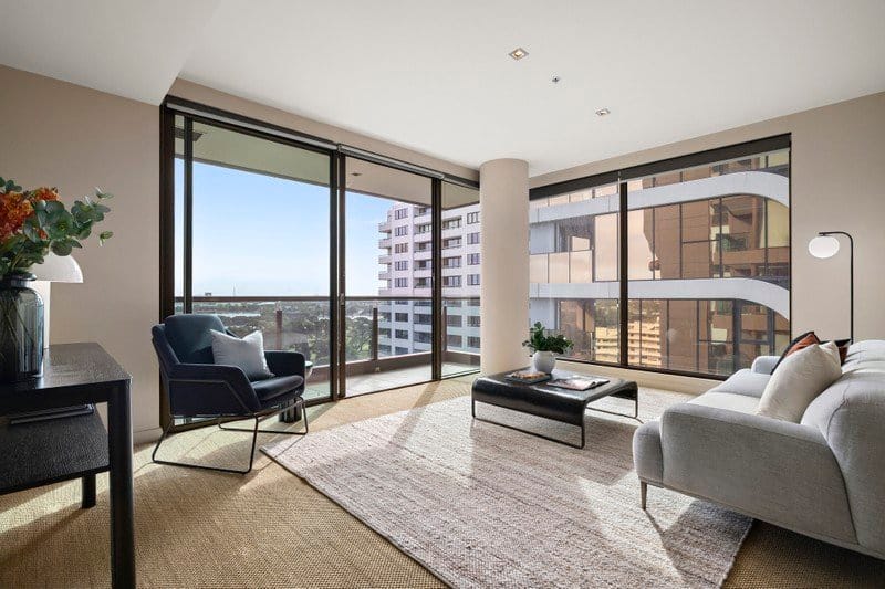 Living Room of 1007/480 St Kilda Road, Melbourne