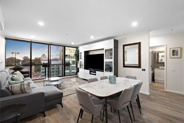 Living Room of 1011/148 Wells Street, South Melbourne