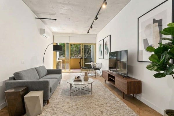 Living Room of 102/3 Aquitania Way, Docklands