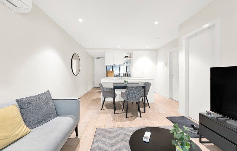 Living Room of 103/130 Dudley Street, West Melbourne