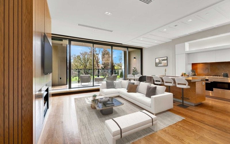 Living Room of 107/150 Clarendon Street, Eat Melbourne