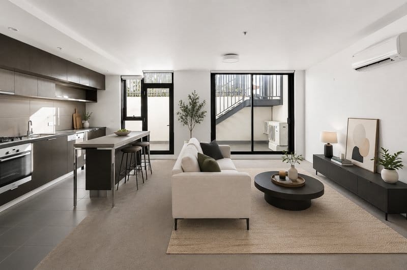 Living Room of 10/8 Grosvenor Street, Abbotsford