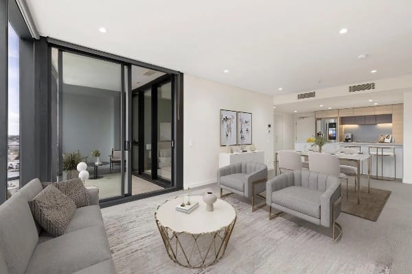 Living Room of 1103/103 South Wharf Drive, Docklands