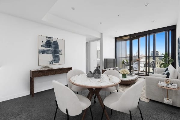 Living Room of 1115/555 St Kilda Road, Melbourne