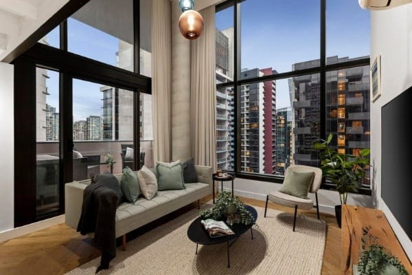 Living Room of 1209/3 Aquitania Way, Docklands