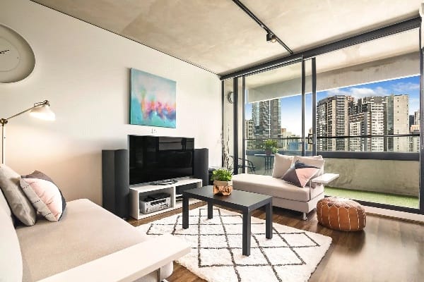 Living Room of 1210/152 Sturt Street, Southbank