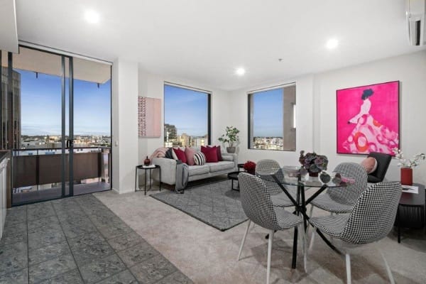 Living Room of 1214/601 Little Lonsdale Street, Melbourne