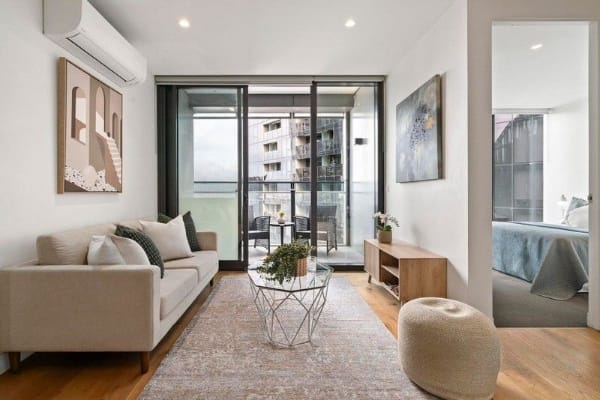 Living Room of 1401/15 Doepel Way, Docklands