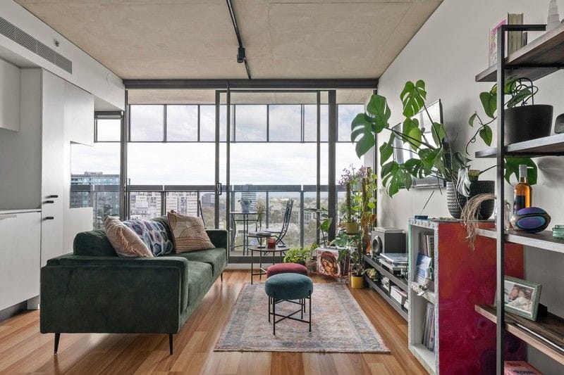 Living Room of 1406/152 Sturt Street, Southbank