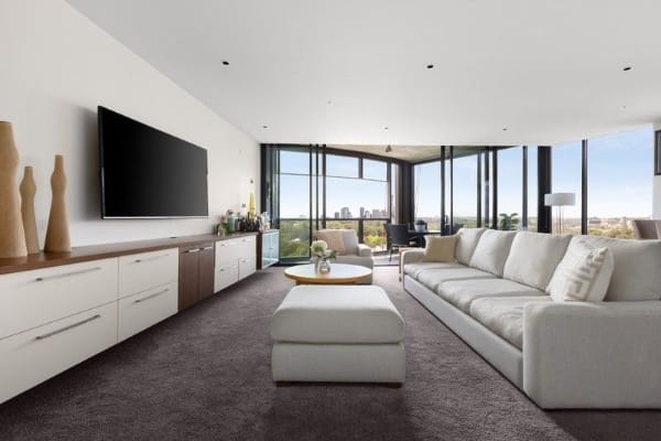 Living Room of 1501/454 St Kilda Road, Melbourne