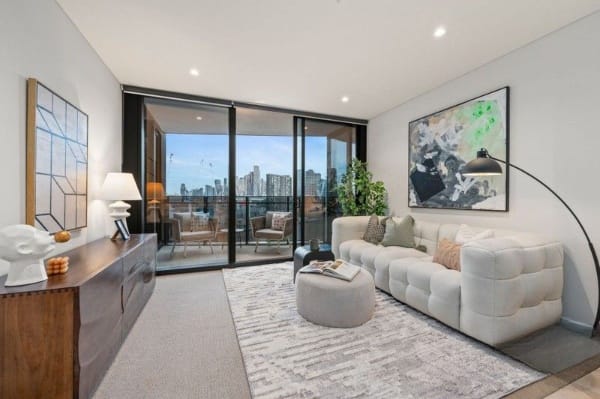 Living Room of 1504/103 South Wharf Drive, Docklands