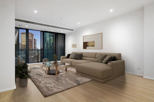 Living Room of 1600/180 City Road, Southbank