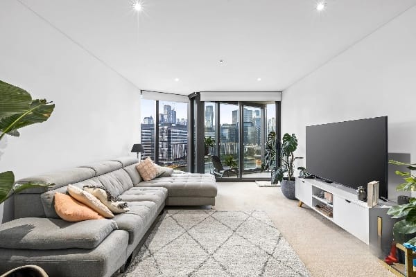 Living Room of 1802/100 Lorimer Street, Docklands