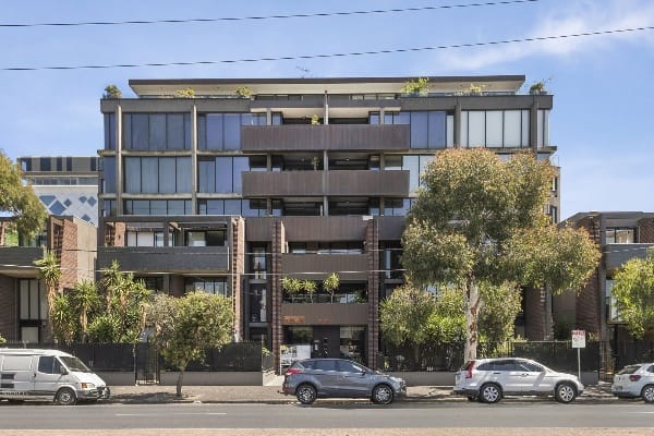 Building Facade of 187-195 Graham Street, Port Melbourne