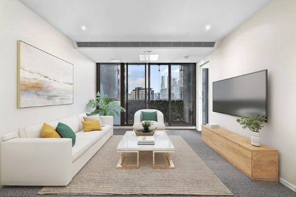 Living Room of 2010/118 Kavanagh Street, Southbank