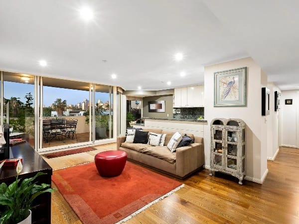 Living Room of 202/127 Beach Street, Port Melbourne