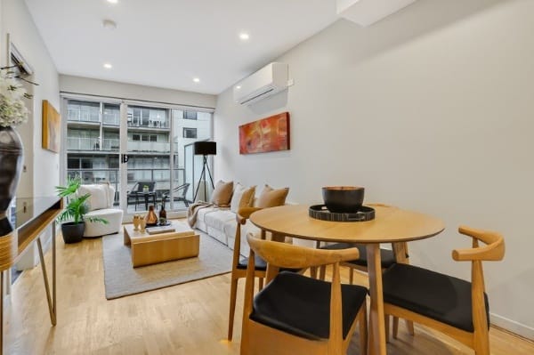 Living Room of 203/99 Nott Street, Port Melbourne