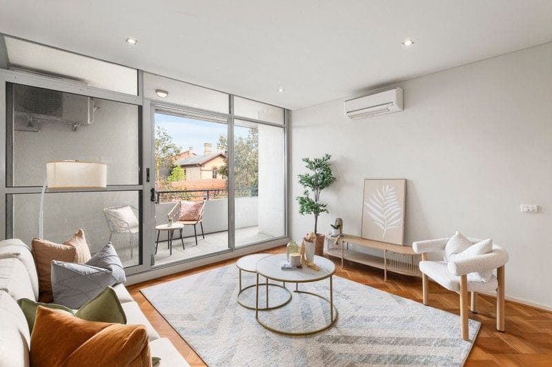 Living Room of 206C/142 Rouse Street, Port Melbourne
