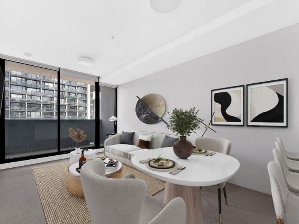 Living Room of 207/11 Flockhart Street, Abbotsford