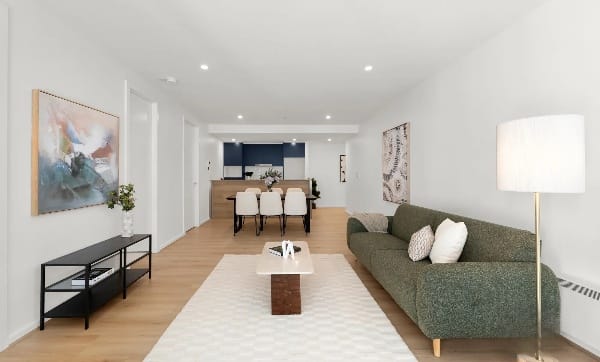 Living Room of 210/52 Nott Street, Port Melbourne