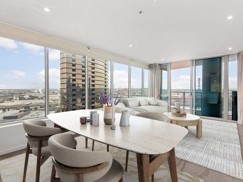 Living Room of 2201/81 South Wharf Drive, Docklands