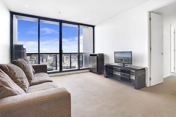 Living Room of 2302/27 Therry Street, Melbourne
