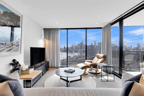 Living Room of 2303/103 South Wharf Drive, Docklands