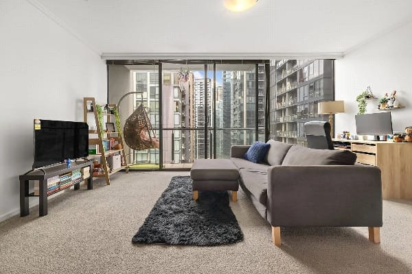 Living Room of 250/88 Kavanagh Street, Southbank