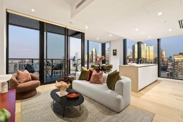 Living Room of 2709/915 Collins Street, Docklands
