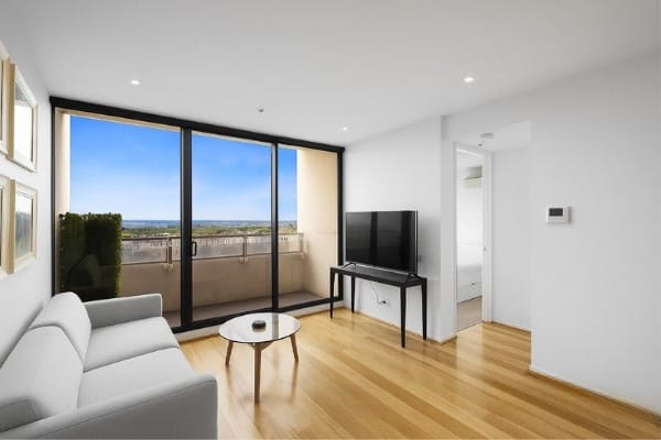 Living Room of 2804/27 Therry Street, Melbourne