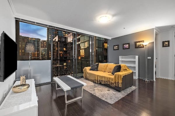 Living Room of 300/88 Kavanagh Street, Southbank