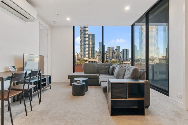 Living Room of 302/167 Gladstone Street, South Melbourne