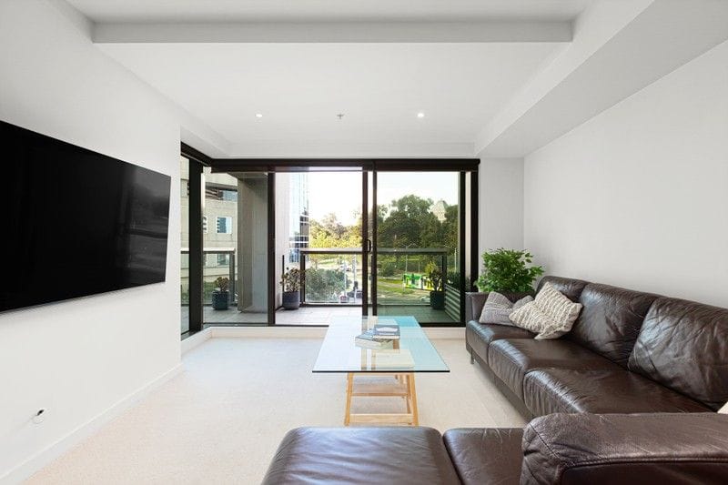 Living Room of 304/2–14 Albert Road, South Melbourne