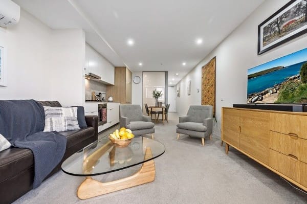 Living Room of 306/99 Dow Street, Port Melbourne
