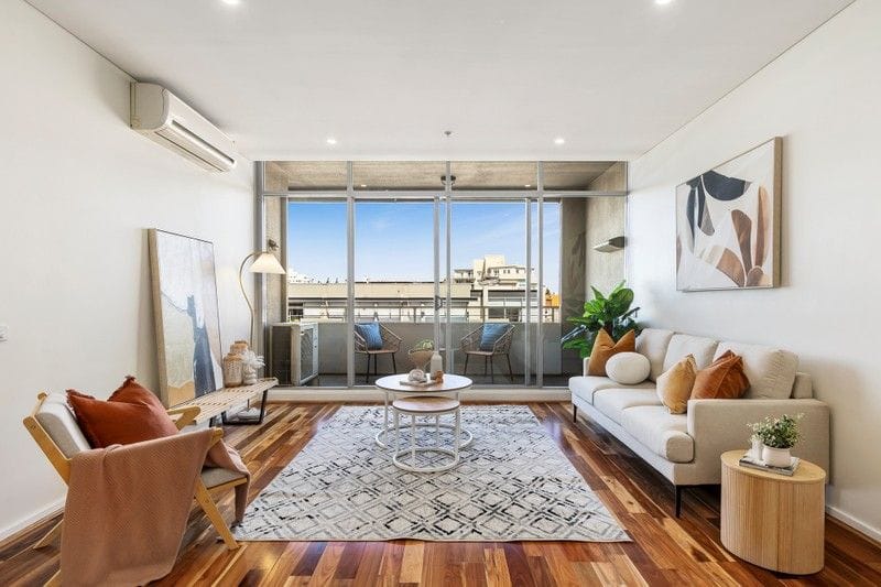 Living Room of 307E/126 Rouse Street, Port Melbourne