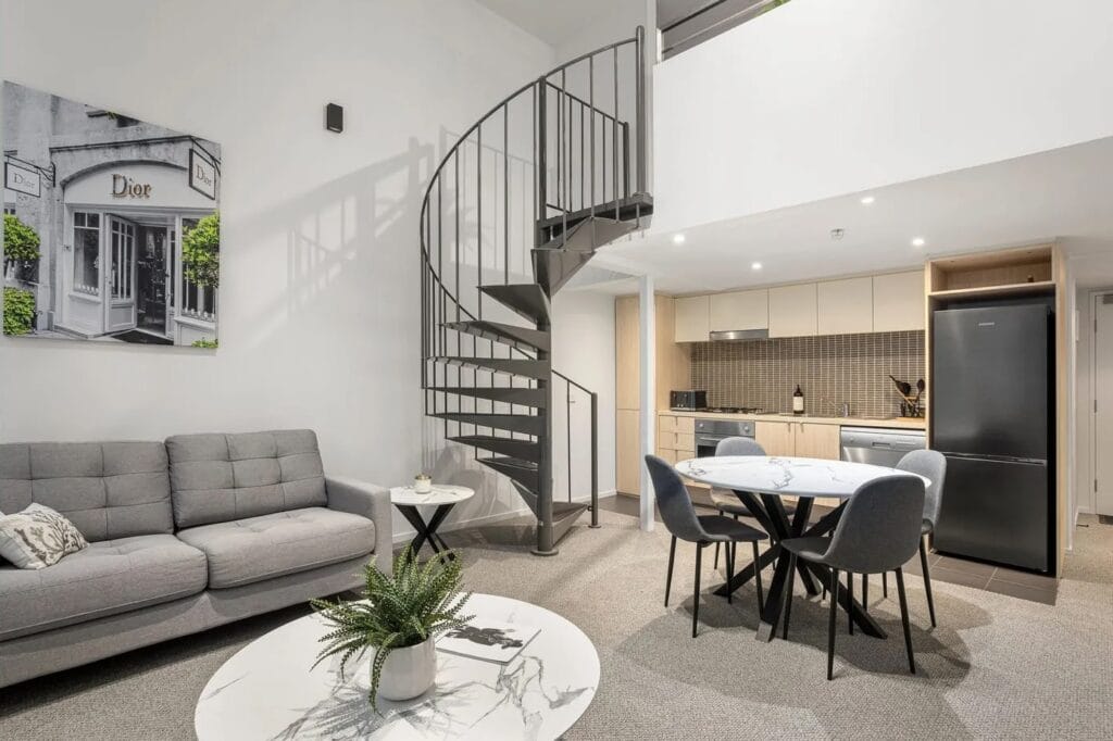 Living Room of 311/9 Degraves Street, Melbourne