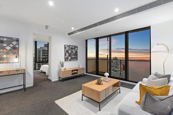 Living Room of 3304/118 Kavanagh Street, Southbank