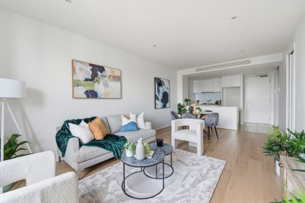Living Room of 3609/318 Russell Street, Melbourne