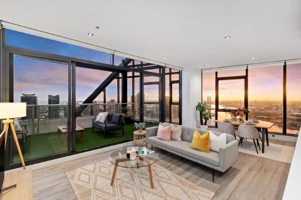 Living Room of 3801/100 Harbour Esplanade, Docklands