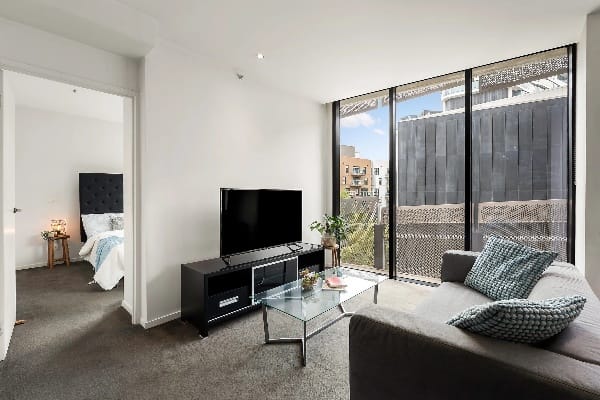 Living Room of 400/18 Waterview Walk, Docklands