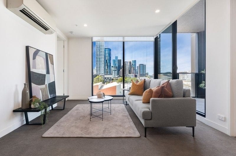Living Room of 402/167 Gladstone Street, South Melbourne