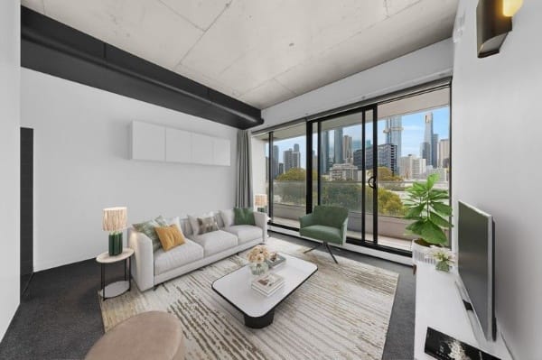 Living Room of 406/65 Coventry Street, Southbank