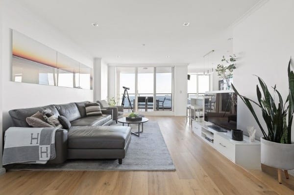 Living Room of 407/127 Beach Street, Port Melbourne