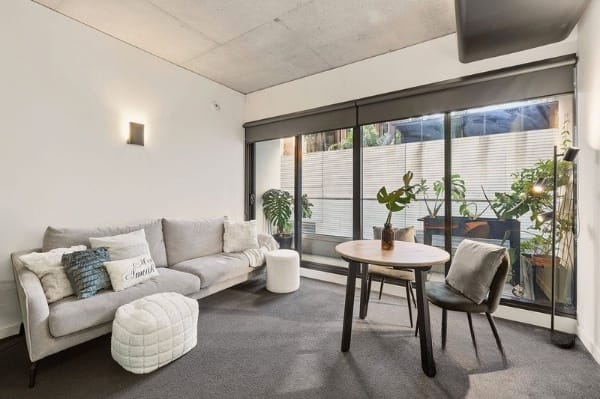 Living Room of 419/65 Coventry Street, Southbank