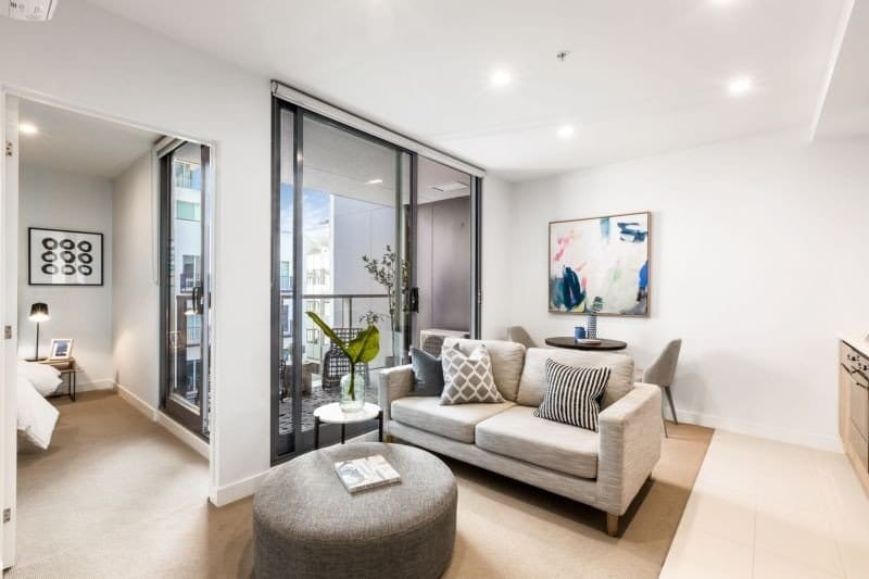 Living Room of 505/19 Nott Street, Port Melbourne